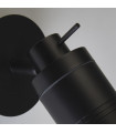 Spotlight Samson Acrylic, plastic, stainless steel, mild steel Matte black, Frosted 1 bulb 16cm