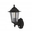 Applique de jardin détécteur Alex Verre,moulé Noir mat,Transparent 1 ampoule 37cm