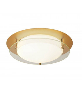 Plafonnier Bathroom Aluminium Or 1 ampoule 10cm