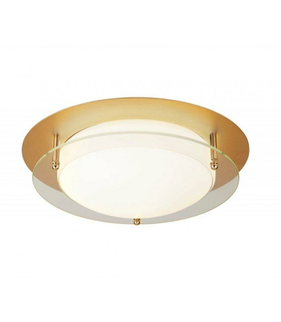 Plafoniera Bagno Alluminio Oro 1 lampadina 10cm