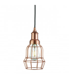 Bell Copper Pendant 1 bulb 102cm