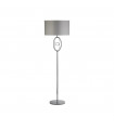 Lampadaire Loopy Tissu,acier doux Argent,chrome 1 ampoule 135cm