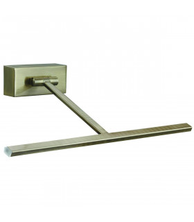 Lampada da lettura a LED in ottone antico