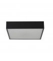 Plafonnier salle de bains Zeus Aluminium,plastique blanc,opale blanc,Noir