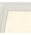 Plafonnier salle de bains Zeus Aluminium,plastique blanc,opale blanc,sable blanc