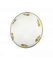 Plafonnier en verre Moon Laiton antique 1 ampoule 8cm