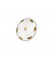 Plafonnier en verre Nonna Laiton antique 1 ampoule 23cm