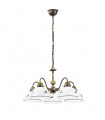 Nonna pendant lamp Antique brass 5 bulbs 35cm