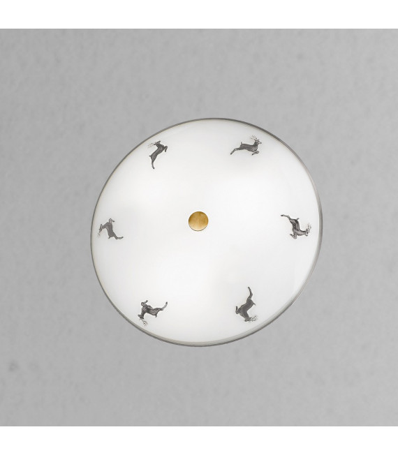 Ceiling light Nonna Antique brass 3 bulbs 7cm
