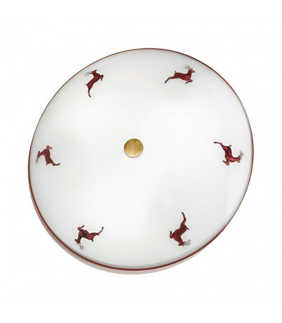 Plafonnier en verre Nonna 4 ampoules 8cm