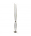 Lampadaire Tripod Aluminium Nickel satiné 3 ampoules 165cm