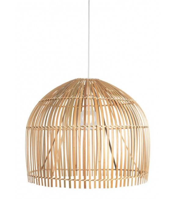 Suspension Bali Acier,bambou Naturel 1 ampoule 50cm