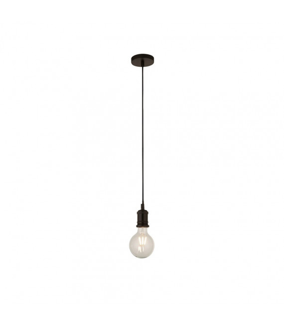 Lampada a sospensione di design Acciaio nero opaco Nero opaco 1 lampadina 150cm