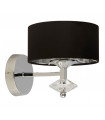 Lampe avec abat jour New Orleans Acier Noir 1 ampoule 21cm