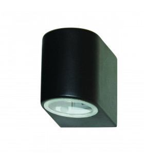 Outdoor-LED-Strahler Glas Aluminium 1 Birne 8cm