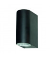 Garden wall light Led Outdoor Glass Aluminum 2 bulbs 14cm