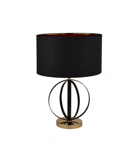 Table lamp Table Mild Steel Black 1 bulb 58cm