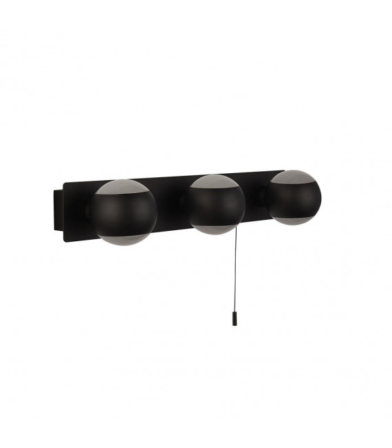 Flare 3-Light Vanity Light White Mild Steel,White Opal,Black