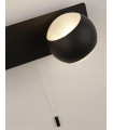 Flare 3-Light Vanity Light White Mild Steel,White Opal,Black