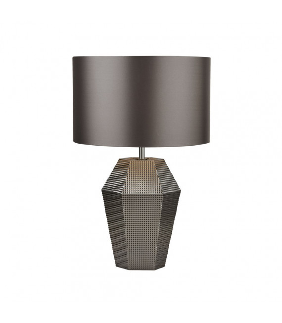 Table lamp Table Smoked chrome glass 1 bulb 49cm