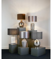 Table lamp Table Smoked chrome glass 1 bulb 49cm