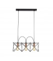 Suspension Anthea Acier doux Noir mat 3 ampoules 21cm