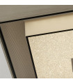 Ceiling light Rhea Glass, aluminium, mild steel Silver, Clear, brushed silver, frosted 1 bulb 9.5cm