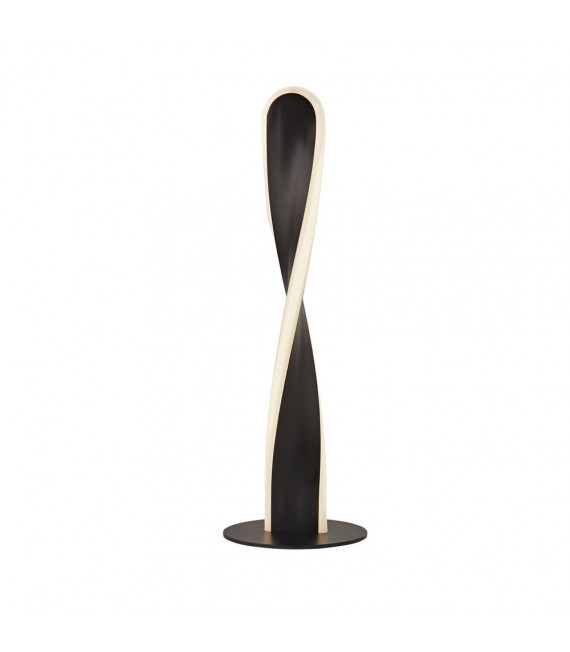 Lampada a LED integrata Paddle Alluminio Nero opaco 1 lampadina 35,5 cm