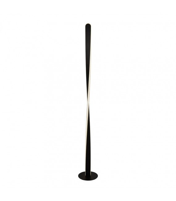 Integrierte LED-Stehleuchte Paddle Aluminium schwarz matt 1 flammig 121cm