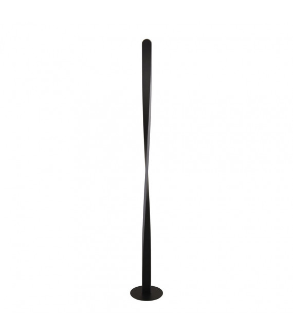 Integrierte LED-Stehleuchte Paddle Aluminium schwarz matt 1 flammig 121cm