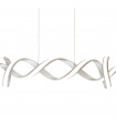 Music integrated LED ceiling light Acrylic, aluminium, mild steel Silver, white 23 Cm