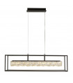 Suspension Elevator Verre,acier inoxydable,acier doux Chrome,Noir mat,Transparent 26 Cm