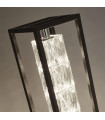 Lampe Design Elevator Verre,acier inoxydable,acier doux Chrome,Noir mat,Transparent