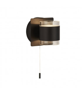 Applique da parete per bagno Tumbler Acrilico, plastica, acciaio dolce Argento, Opale bianco, Nero opaco, Trasparente