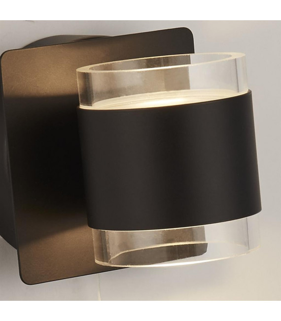 Aplique de baño Tumbler Acrílico, plástico, acero dulce Plata, Ópalo blanco, Negro mate, Transparente
