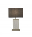 Table lamp Table Mild steel Satin nickel 1 bulb 55cm