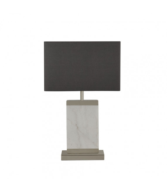 Table lamp Table Mild steel Satin nickel 1 bulb 55cm