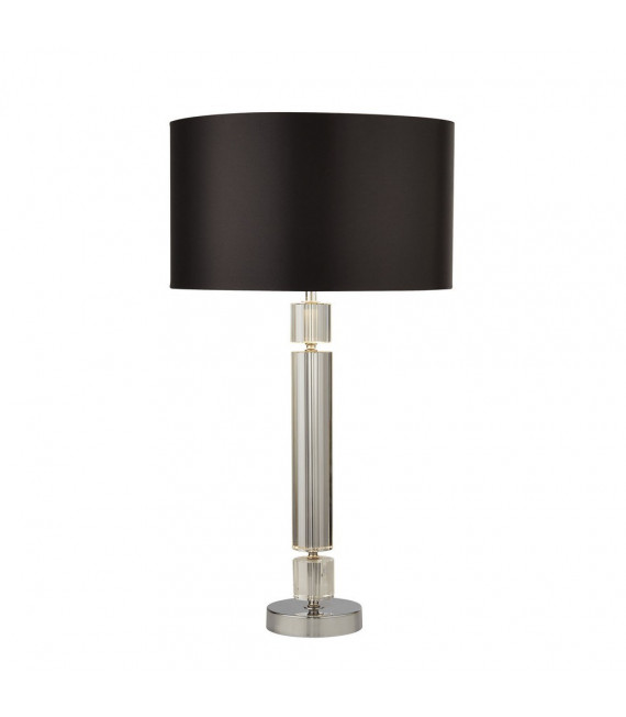 Lampe de table Table Verre Chrome 1 ampoule 62cm