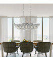 Michelle pendant Mild steel Chrome 5 bulbs 21.5cm