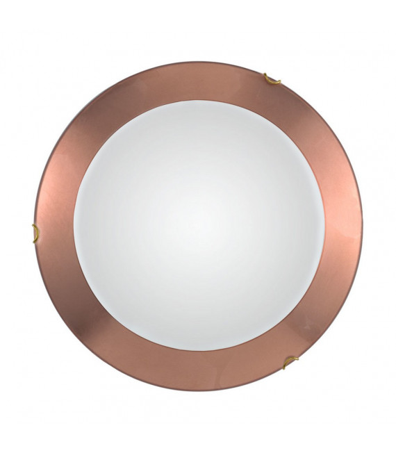 Plafoniera Moon 1 lampadina rame
