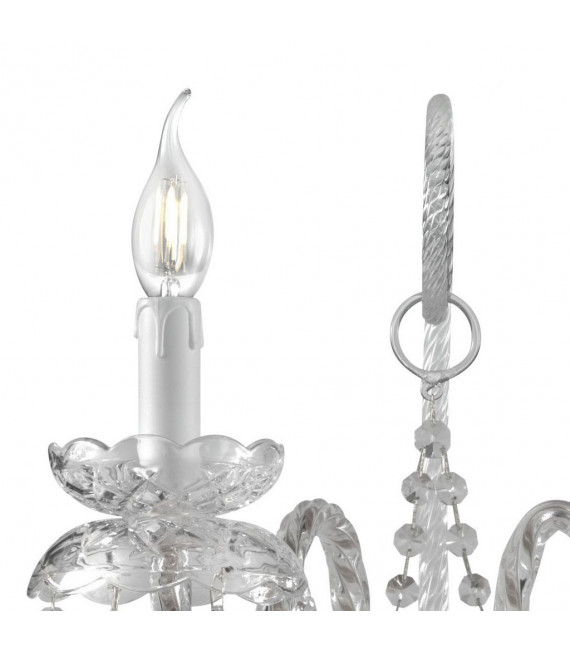 Amaro Chrome Wandleuchte 2-flammig 41cm