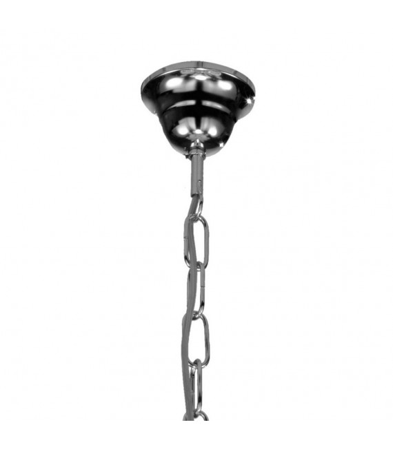 Chandelier sans abats jours Amaro 5 ampoules Chrome
