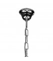 Chandelier sans abats jours Amaro 5 ampoules Chrome