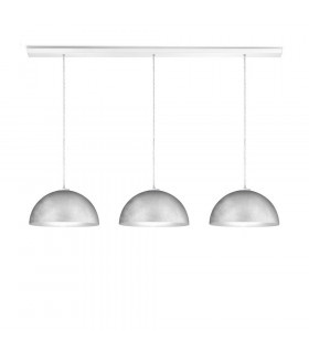 Cult pendant light matt white 3 bulbs 250cm