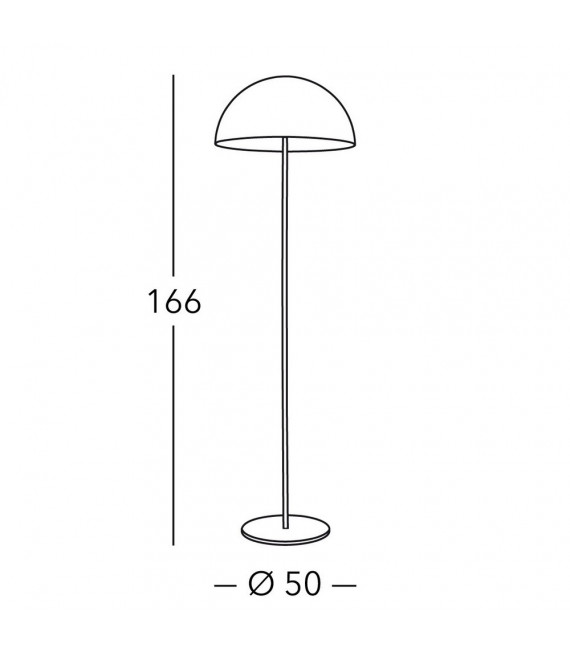 Lampadaire Cult 3 ampoules blanc
