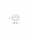 Spot Downlight Click Gold 1 bulb 3cm