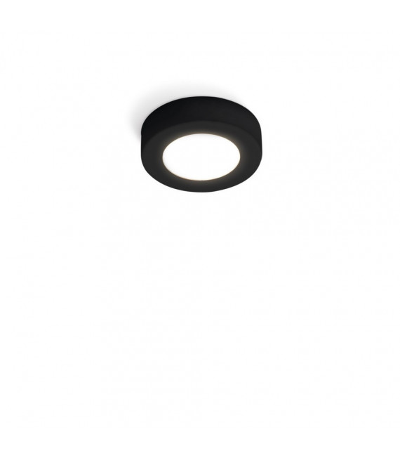 Foco Downlight Click Negro mate 1 bombilla 3cm