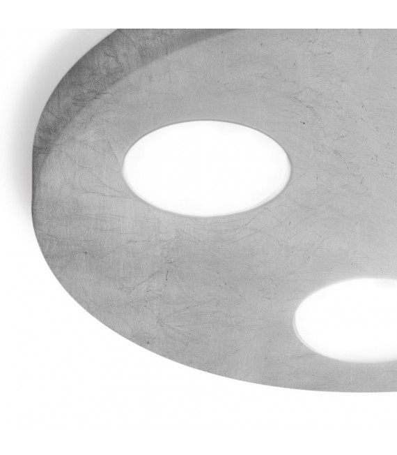 Spot Downlight Click Argento 3 lampadine 3cm