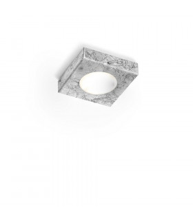 Foco Downlight Click Plata 1 bombilla 3cm