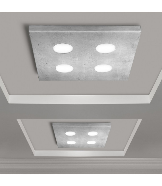 Spot Downlight Click Silber 4 Birnen 3cm